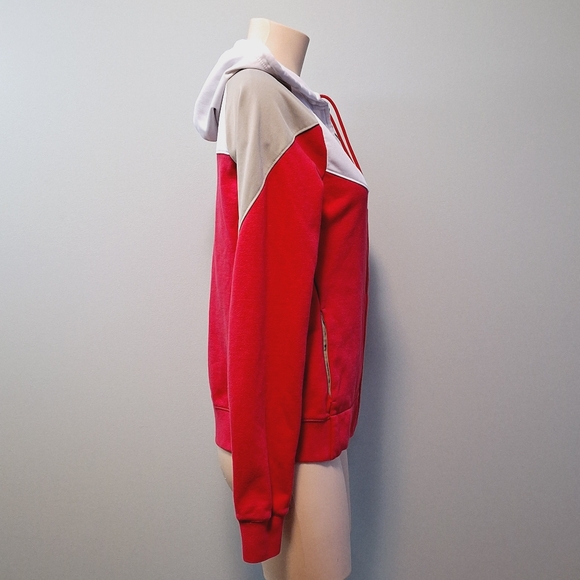 🅱️🅾️G🅾️ Nike red and white hoodie - Picture 3 of 10
